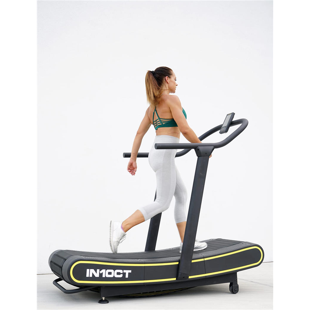 Health Runner Curved Manual Treadmill - Non Motorized Treadmill with Curved Running Platform