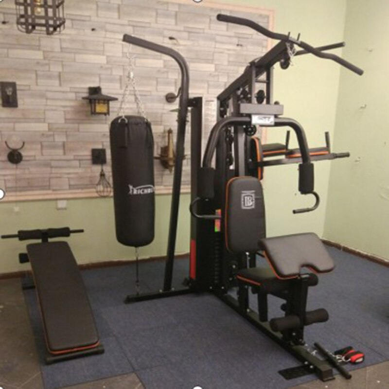 Three-station Comprehensive Machine 213kg HomeGym Mmultifunctional Training