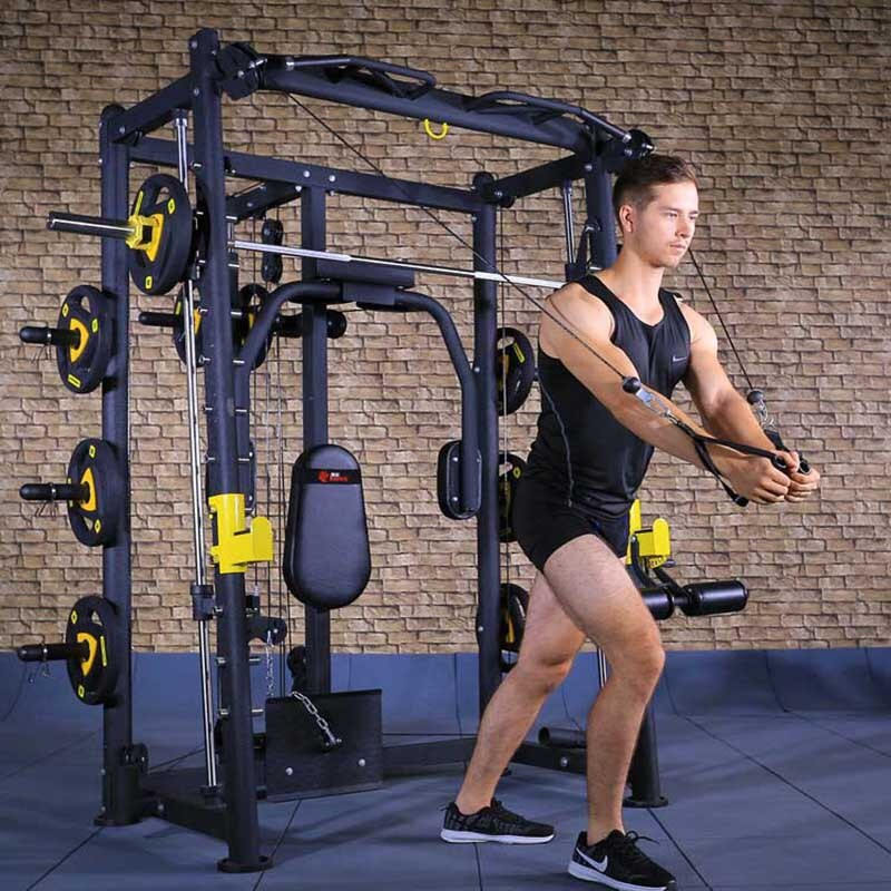 Gym Equipment Smith Machine 300KGLoad Bearing Squat Rack Comprehensive Training